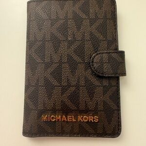 Michael Kors Dark Brown Passport Holder